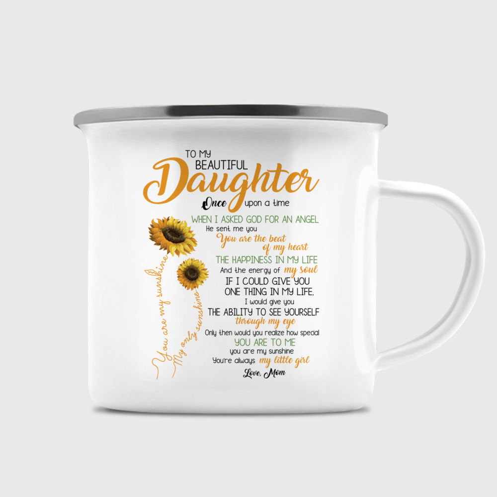 Gift For Mom Personalized Mug - Daughter to mom, Sunflower, Mother and -  Cerigifts