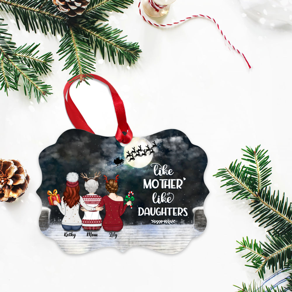 Personalized Ornament - Like Mother Like Daughters (D2) | Gossby_2