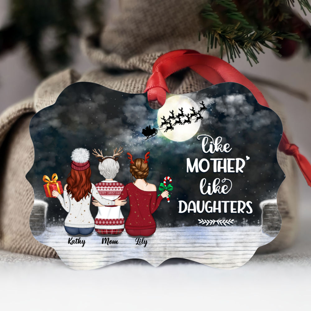 Personalized Christmas Ornament - Like Mother Like Daughter