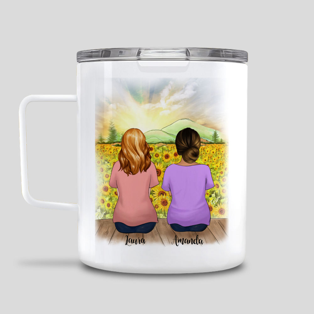 Personalized sunflower mom mug, raising wildflowers, mom mug with names –  Factory21 Store