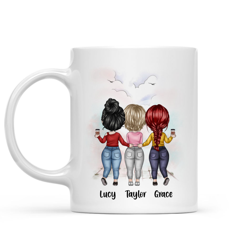 Personalized Mug - Sisters - I'd Walk Through Fire for You Sisters (7091)_2