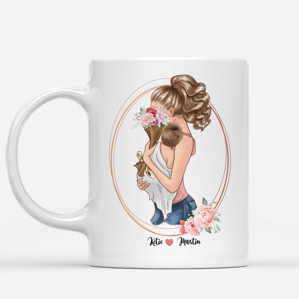 Cute Flower Bouquet Mom Bestie Coffee Mug or Tea Cup – Most Toasty