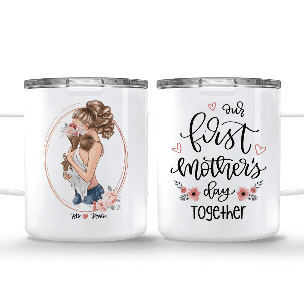 Happy First Mother's Day Custom Mom Mug from Baby, Mothers Day Gift fo –  Myfihu