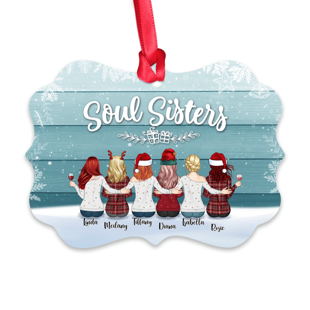 Personalized Ornament - Up to 9 Women - Ornament - Soul sisters (T7511)_1