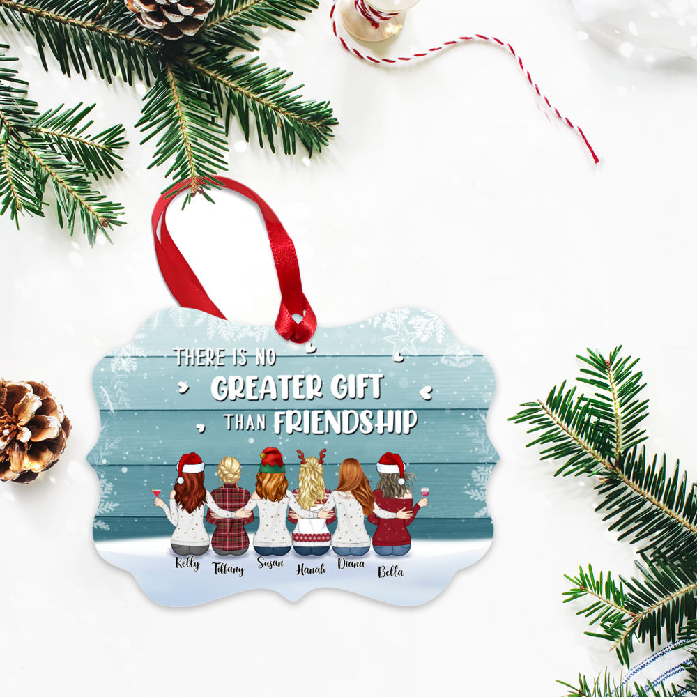 Personalized Ornament - Up to 9 Women - Ornament - There is no greater gift than friendship (T7522)_2