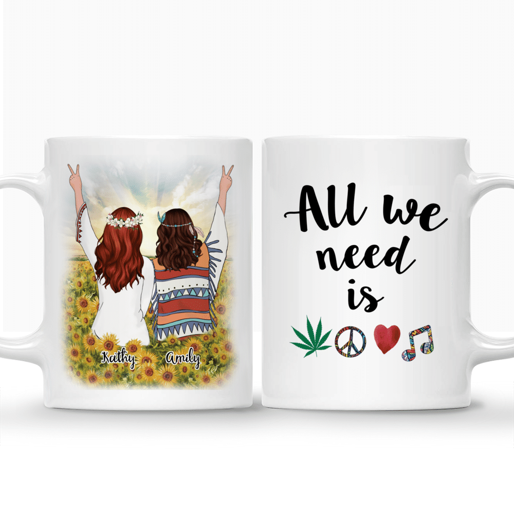 Personalized Boho & Hippie Mug - All We Need Is..._3