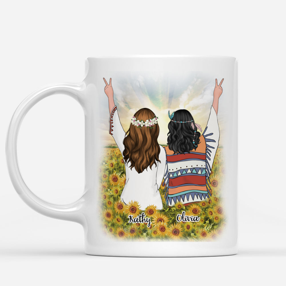 Personalized Mug - Sunflower Girls - All You Need Is LOVE_1