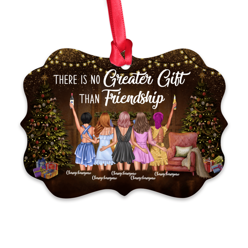 Personalized Ornament - Best friends - Christmas - There Is No Greater Gift Than Friendship (7686)_4