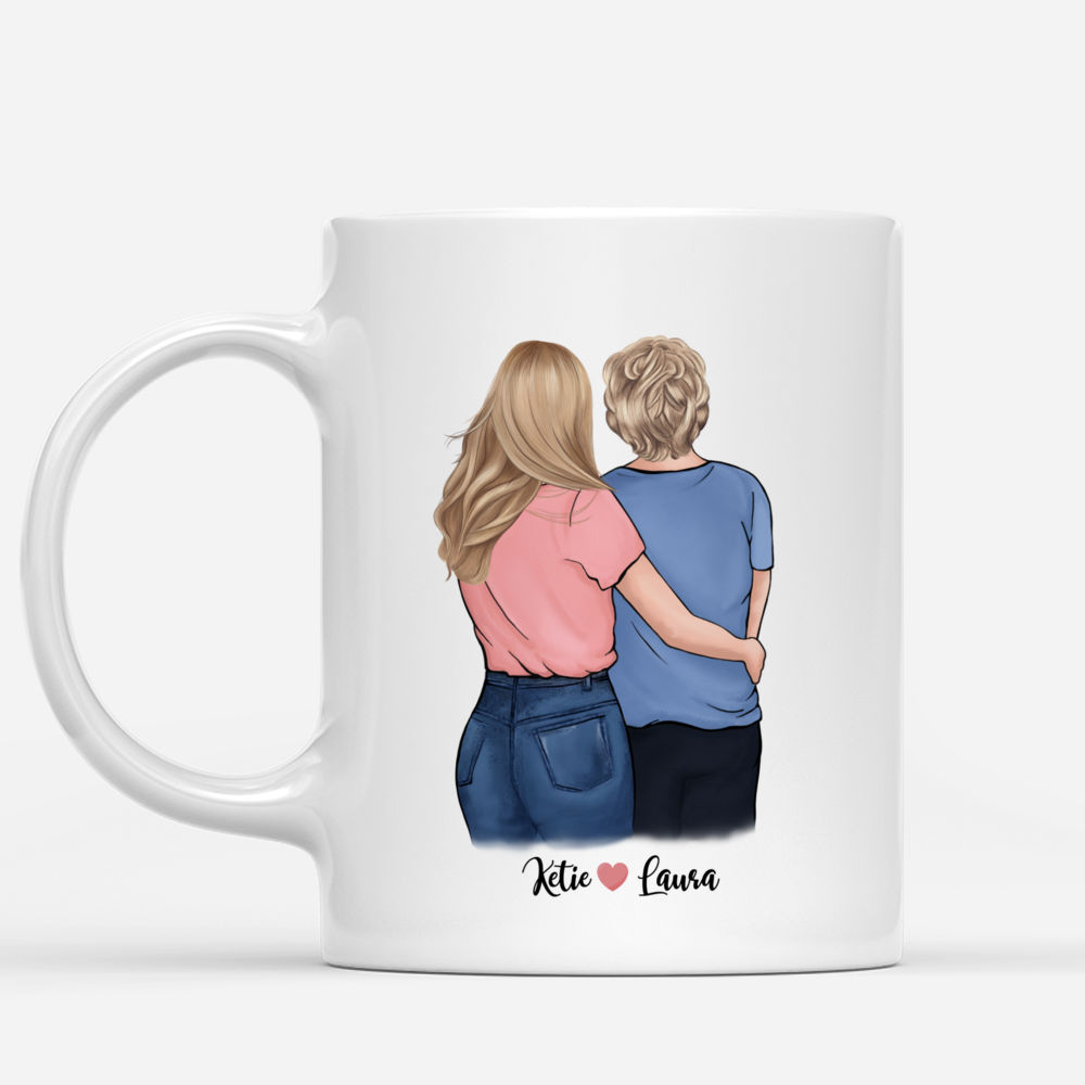 The love between a Mother and Daughter is forever Personalized Mug_1