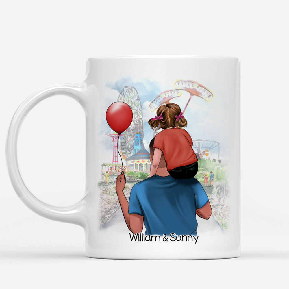 Dad and Child 2 - Best Dad Ever | Personalized Mugs | Gossby_1