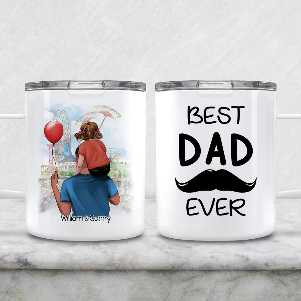 Gossby Personalized DADASAURUS Mug (2 Kids) - Funny Dad Gift from Daughter,  Son with Dinosaur Avatar…See more Gossby Personalized DADASAURUS Mug (2