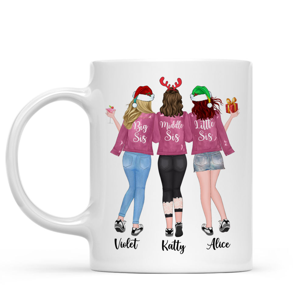 Personalized Mug - Up to 6 Sisters - There Is No Greater Gift Than Sisters (Ver 1) (7659)_2