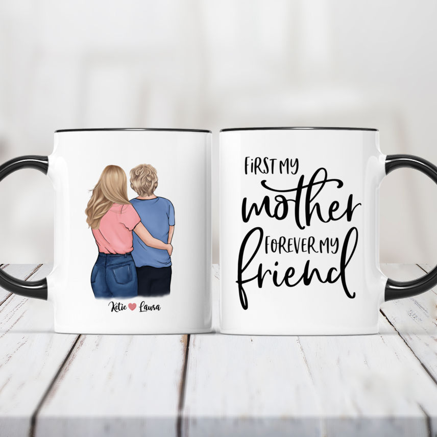 Mom Gifts for Christmas Mom Gifts From Daughter Mom Gifts Birthday Mom Gift  Ideas Coffee Mug First My Mother Forever My Friend Coffee 1259A 