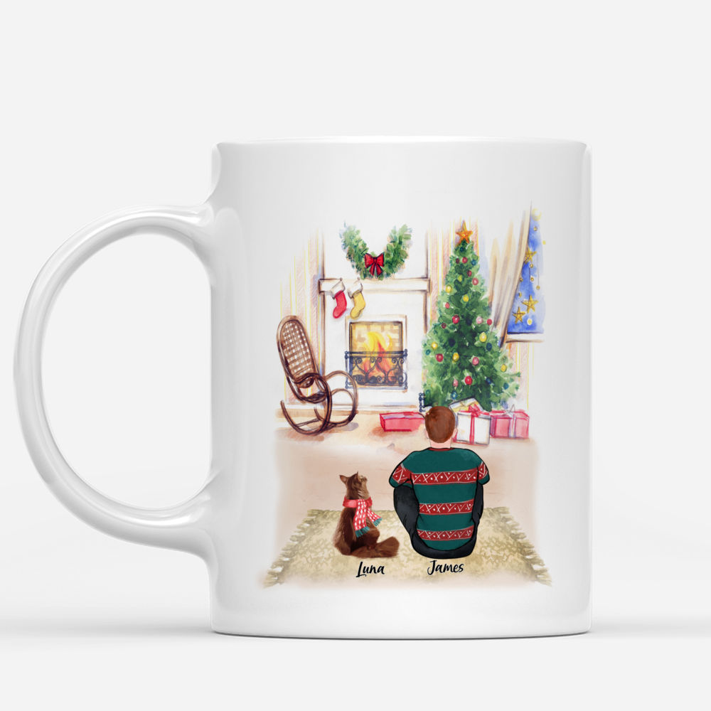 Personalized Christmas Mug - Best Friend (Man & Dog)_1
