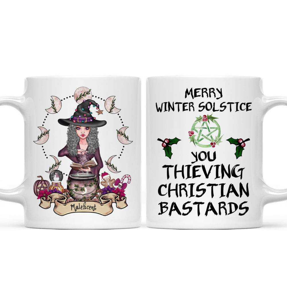 Witch - Merry winter | Personalized Mug_3