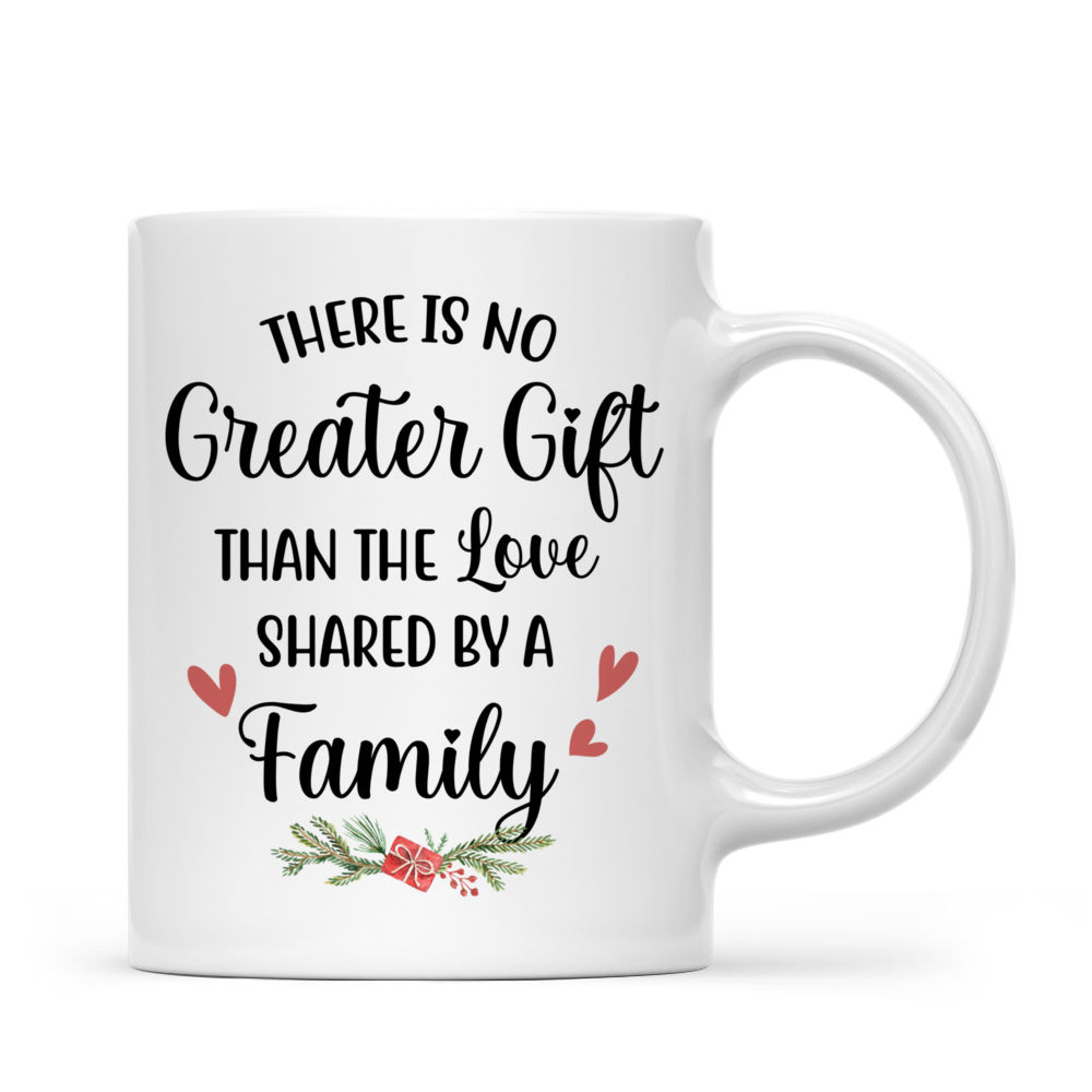 Personalized Mug - Family Mug - There is no greater gift than the love shared by a Family (7869)_2