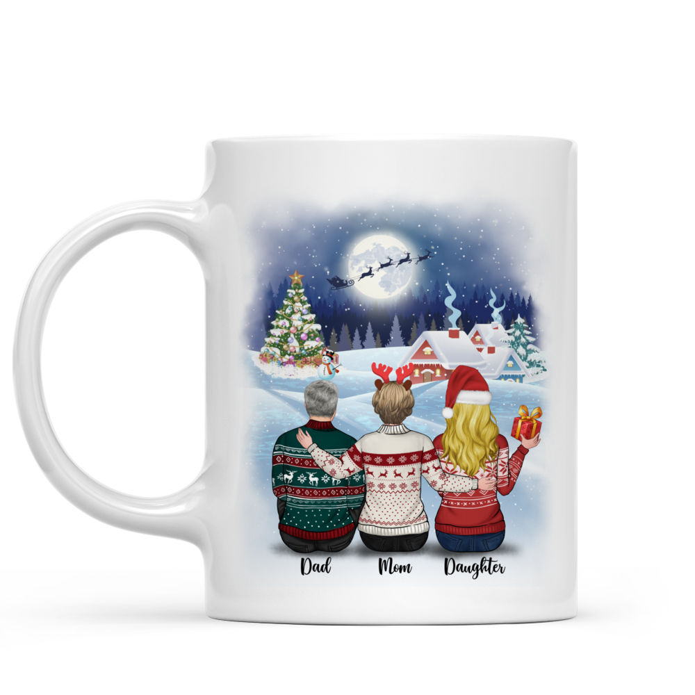 Personalized Mug - Family Mug - Family forever never apart maybe in distance but never at heart (7869)_1