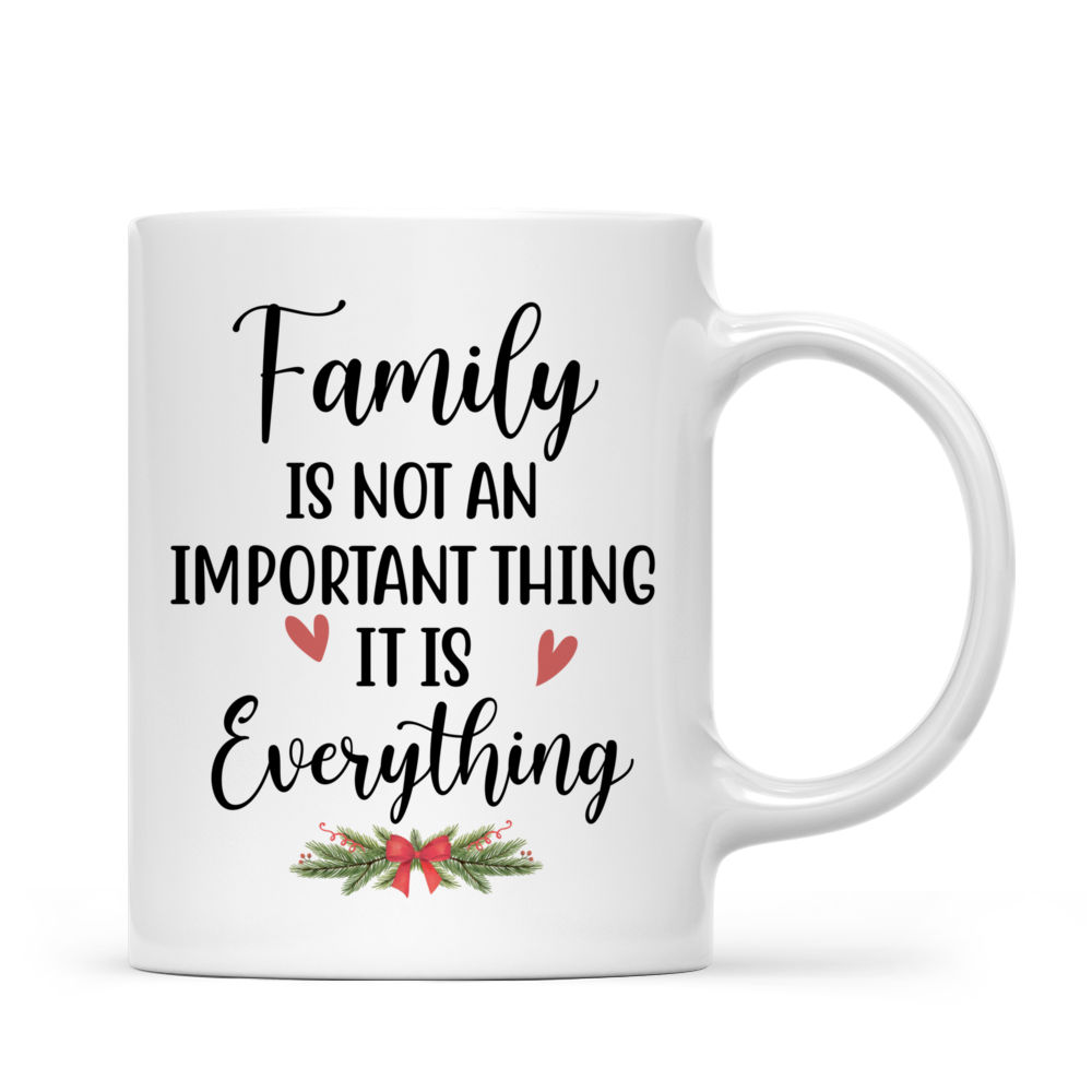 Personalized Mug - Family Mug - Family is not an important thing. It is everything (7869)_2