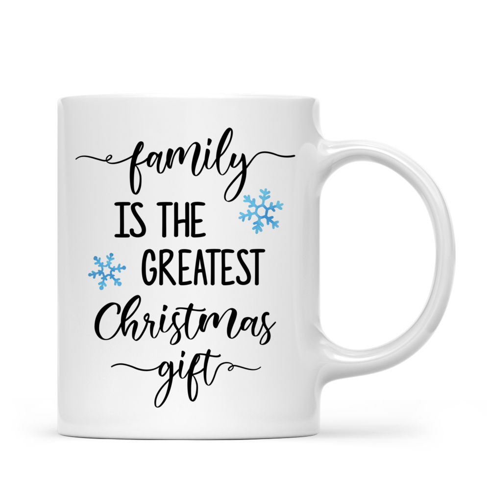 Personalized Mug - Family Mug - Family is the greatest christmas gift (7869)_2