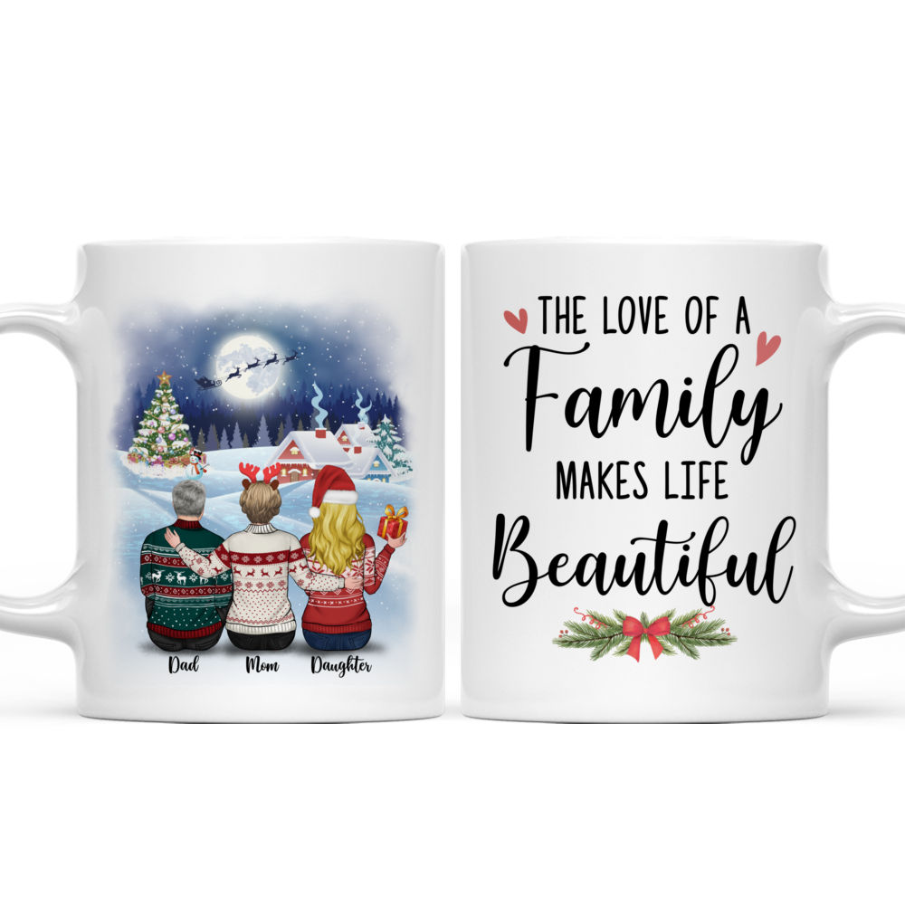 Personalized Mug - Family Mug - The love of a family makes life beautiful (7869)_3