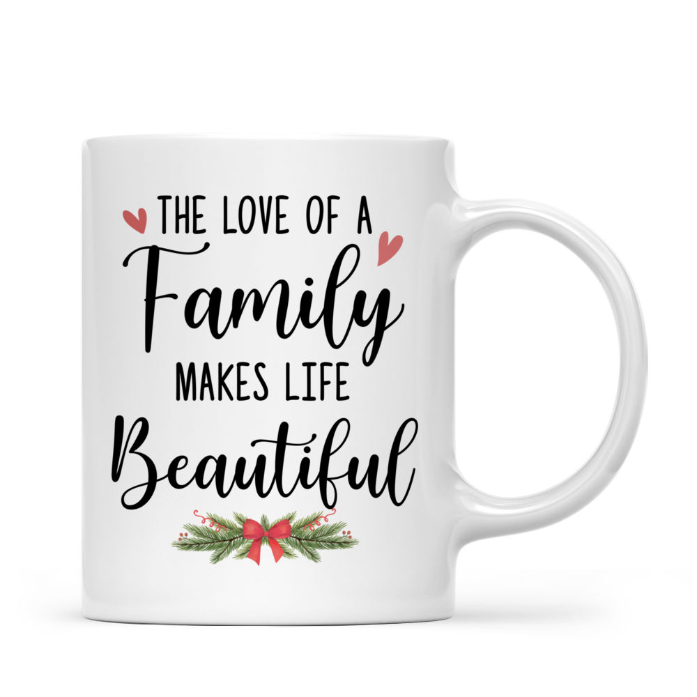 Personalized Mug - Family Mug - The love of a family makes life beautiful (7869)_2