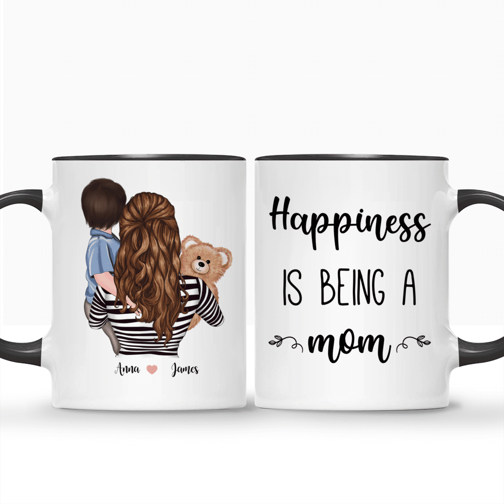 Mom Coffee Mugs  Happiness is Being a Mom Coffee Mug or Coffee