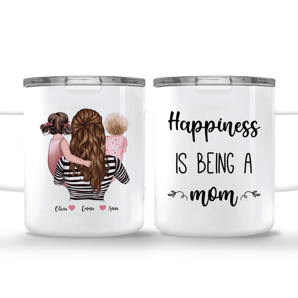 Happy Everything Happy Girl Mom 4.25 Mug Pink