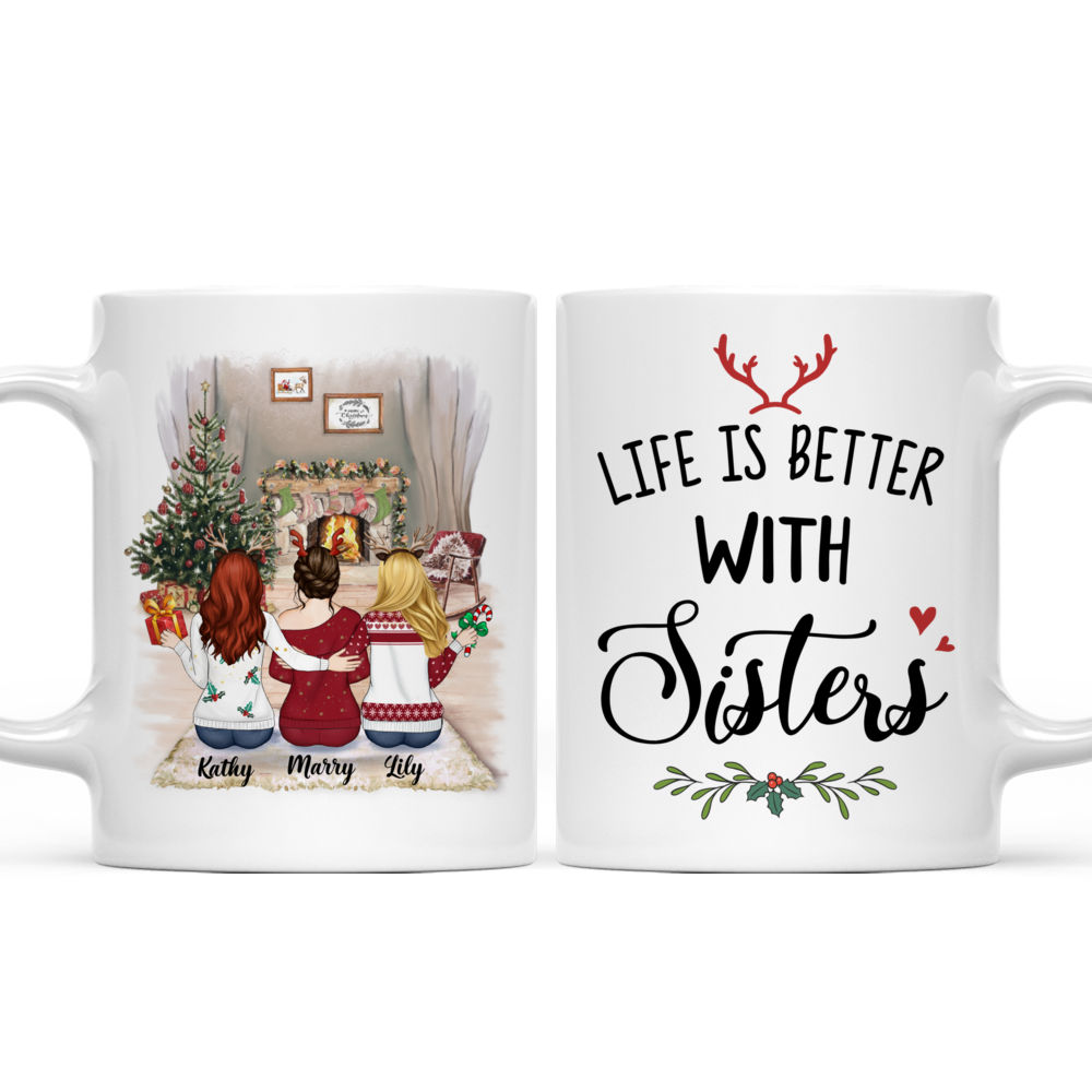 Personalized Mug - Girls Mug - Life is better with sisters (ND) _3