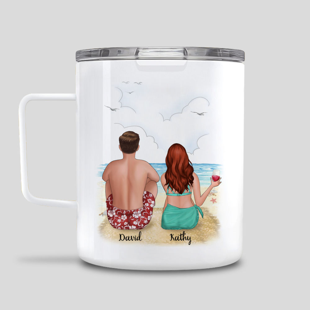 Personalized Unique Coffee Mug - Beach Please at Glacelis