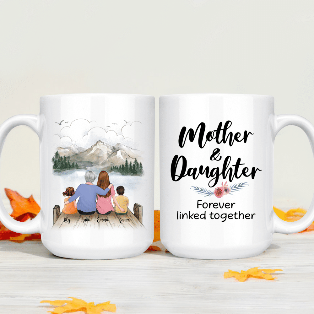 Personalized mug for Mom and Daughter — Glacelis