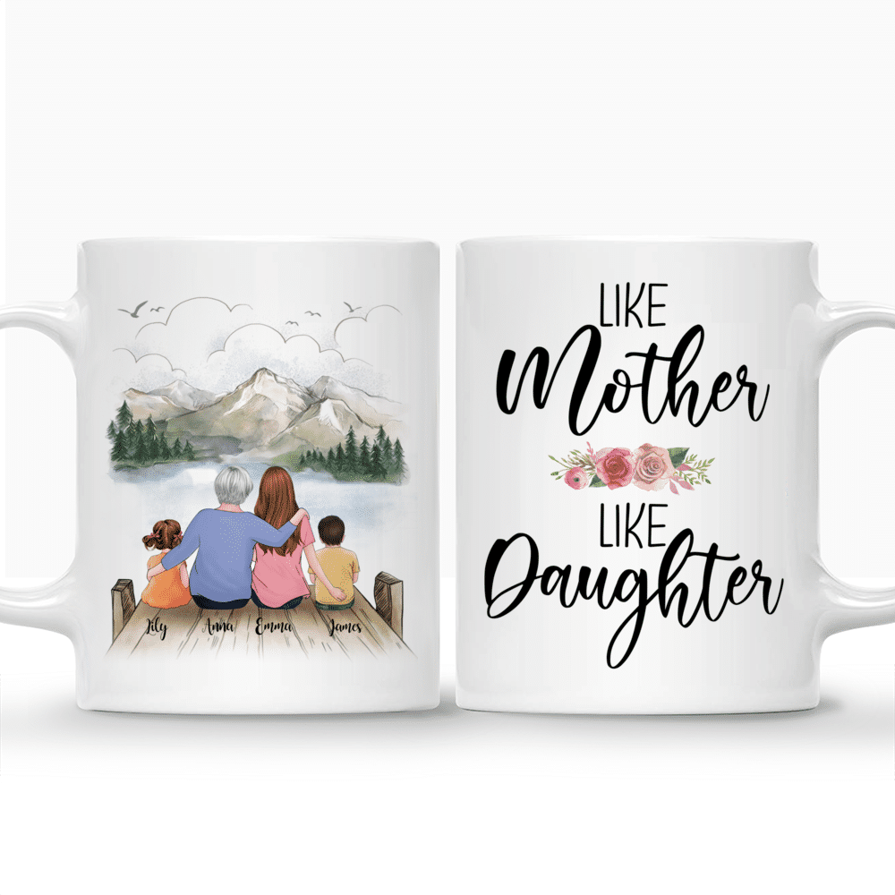 Personalized Family Mug - Like Mother Like Daughter_3