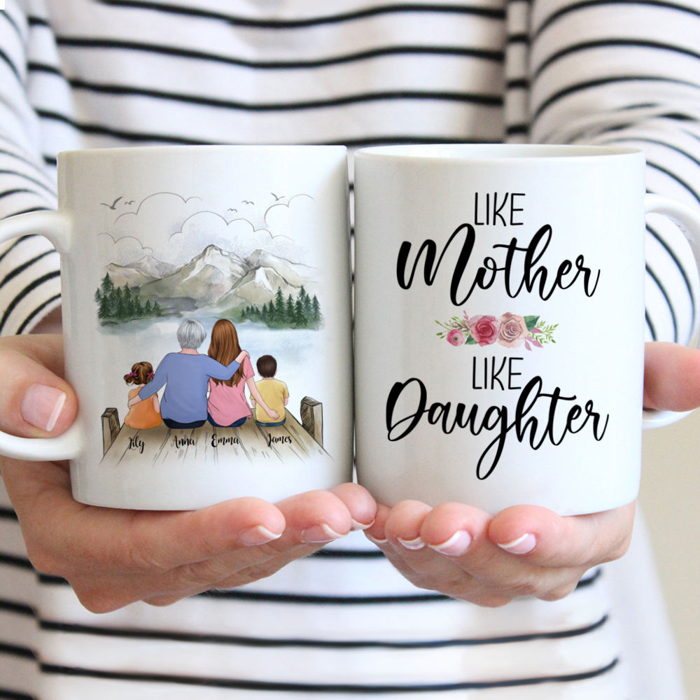 Personalized Family Mug - Like Mother Like Daughter