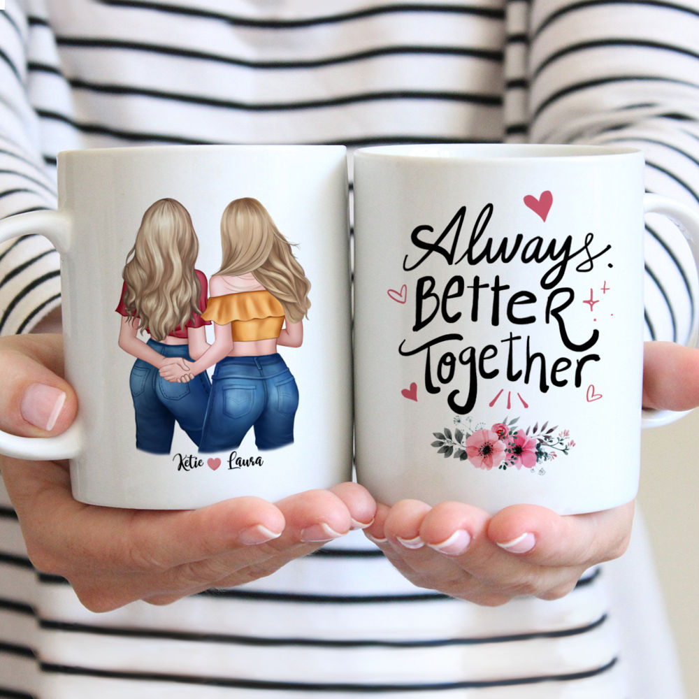 Personalized Mug - Best friends - Always better together vs 2