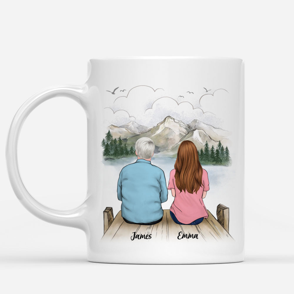 Family Custom Mugs - Daddy And Daughter Not Always Eye To Eye_1