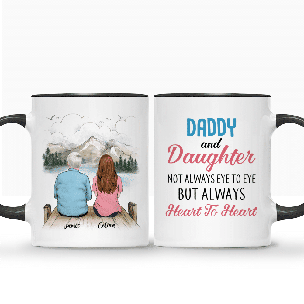 Father and Daughter Quotes Customized Coffee Mug, Personalized