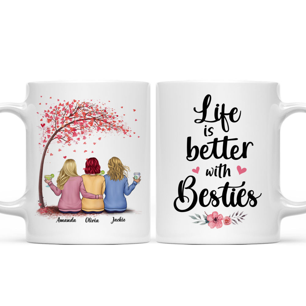 Personalized Mug - Sisters christmas mug - casual style - Life is better with sisters_3