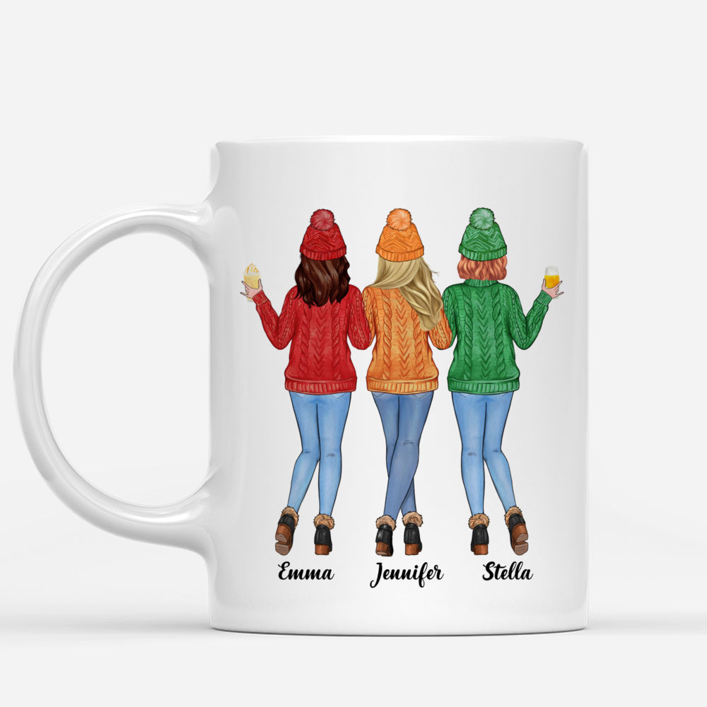 Personalized Mug - Sweater Weather Mug - Life Is Better With Sisters - Up to 5 Ladies_1