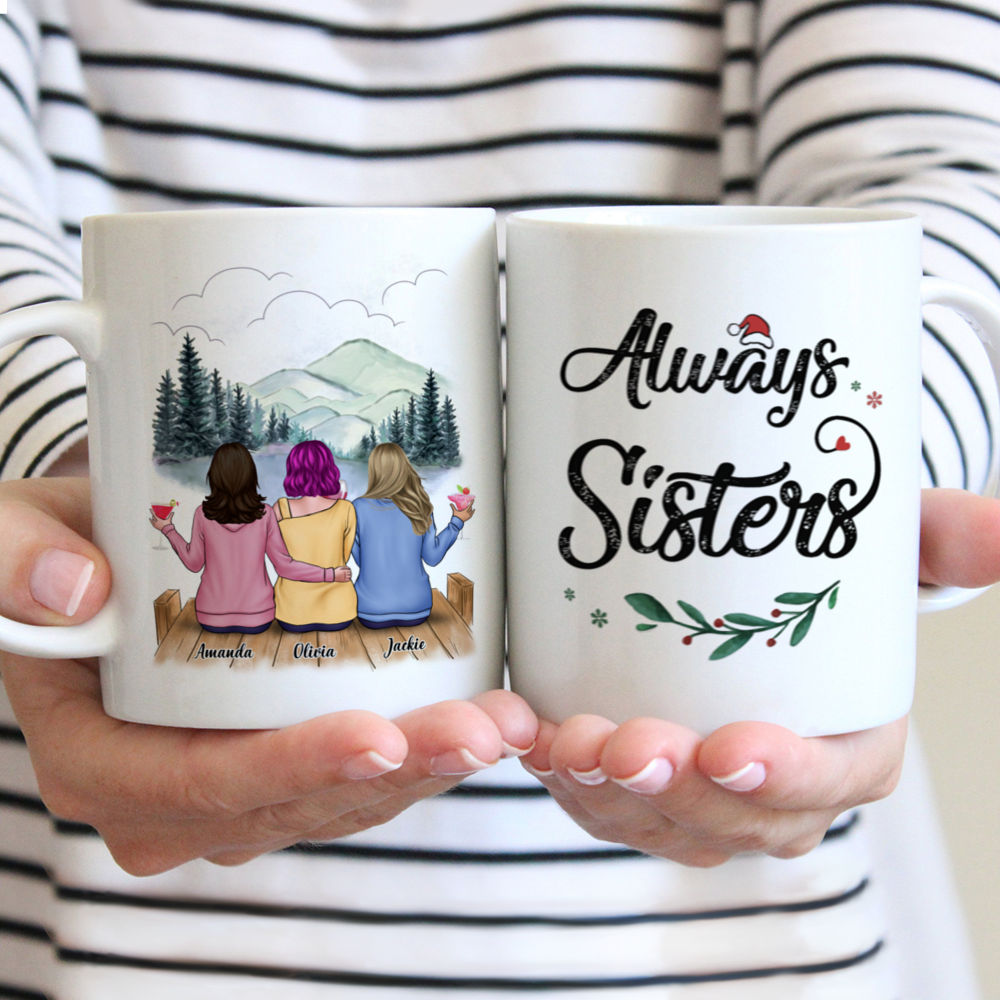 Personalized Mug - Xmas Collection - Always Sisters (D)_1