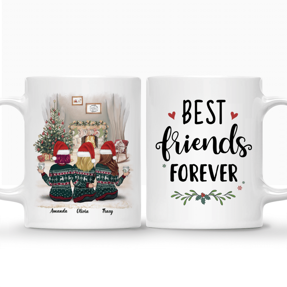 Personalized Mug - Sisters Xmas Mug - Best Friends Forever - Up to 5 Ladies_3
