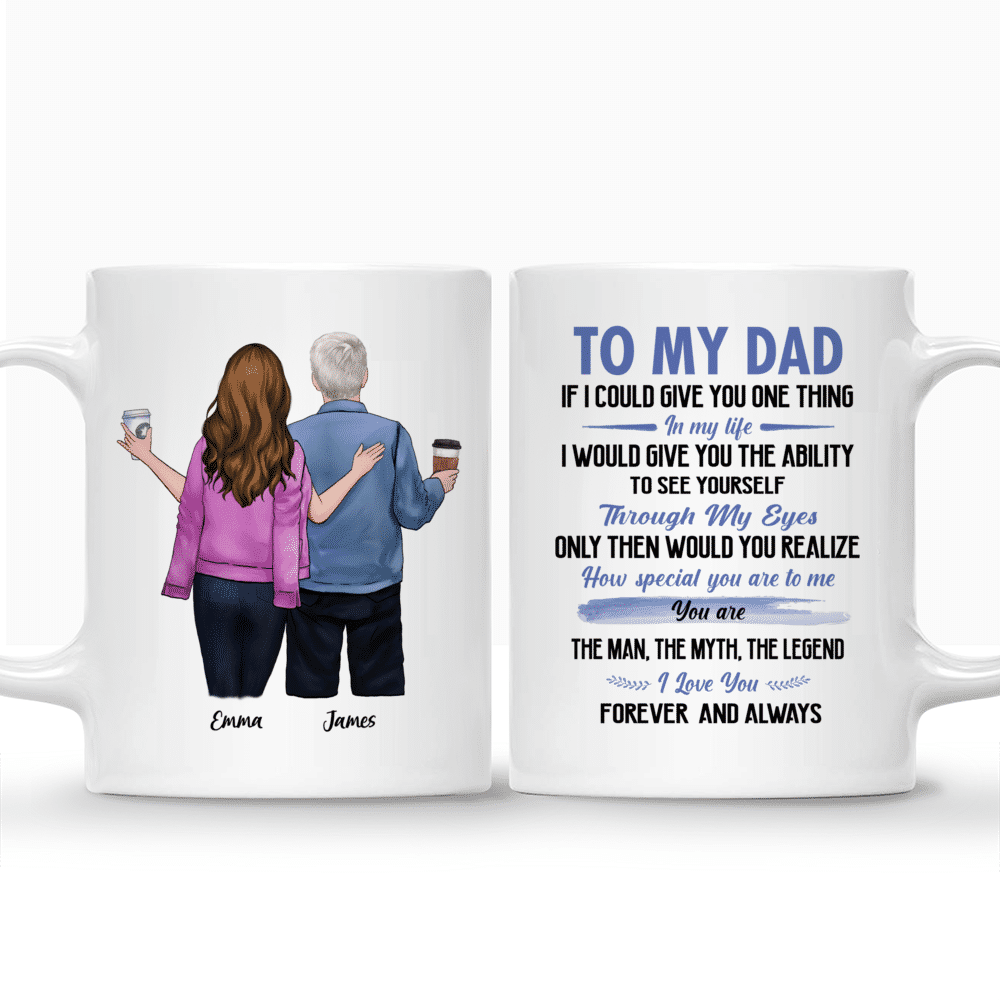 Father and Daughter Customized Mug - To My Dad If I Could..._3