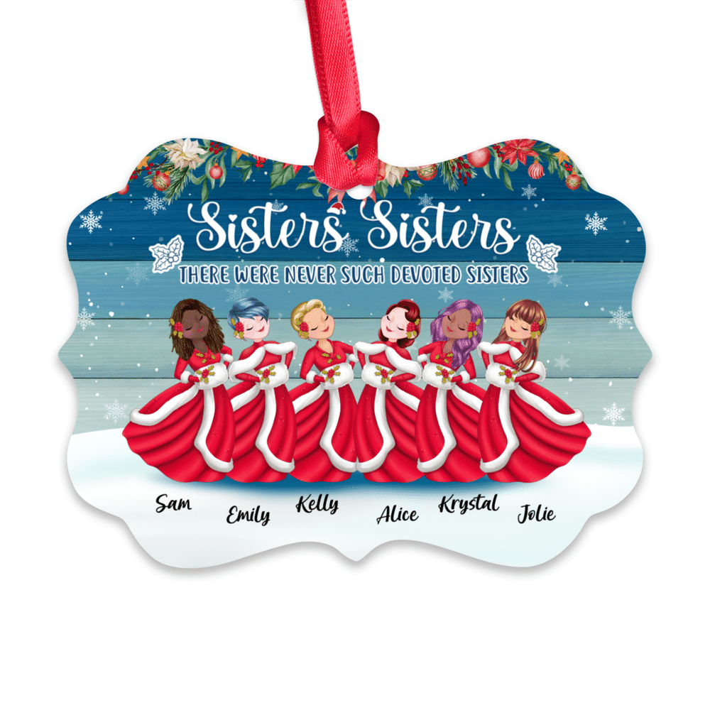 Christmas Ornament - Sisters and Friends Christmas - Personalized Ornament_3