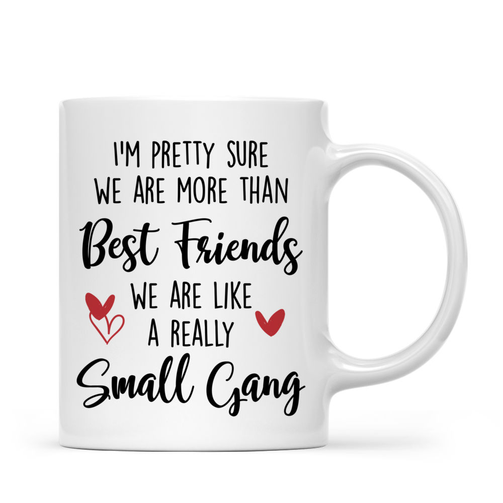 Personalized Mug - Christmas Up to 5 Girl - Holidays - Life is better with Friends (8417)_5