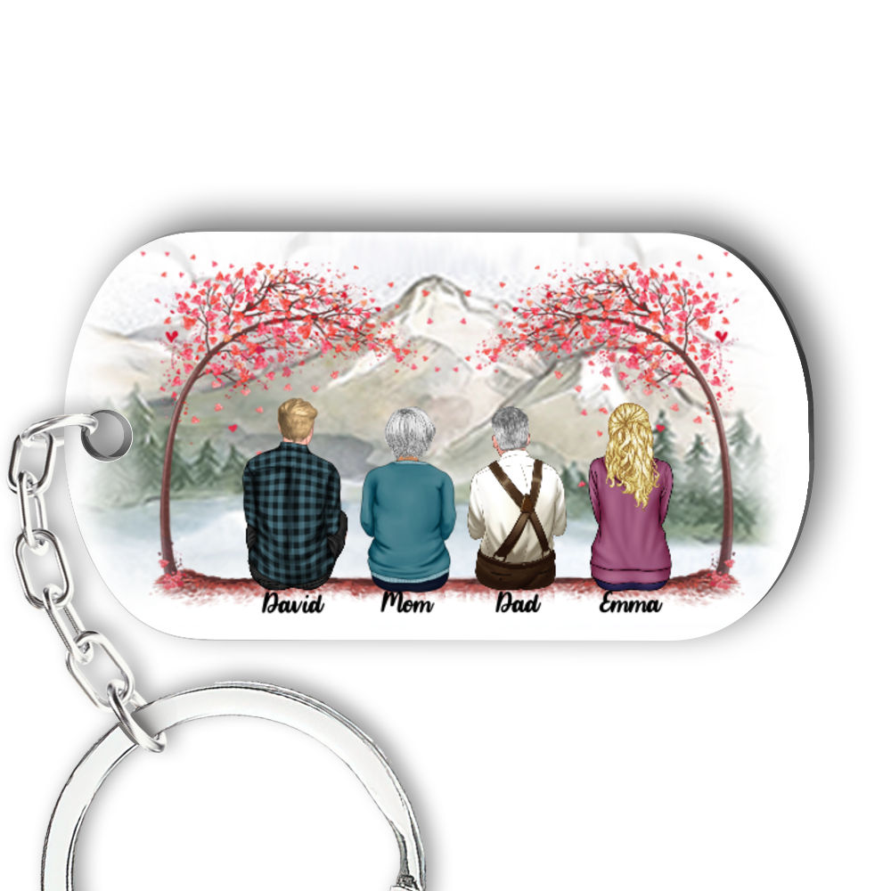 Personalized Keychain - Family's Key chain Personalized - Life is better with Family_2