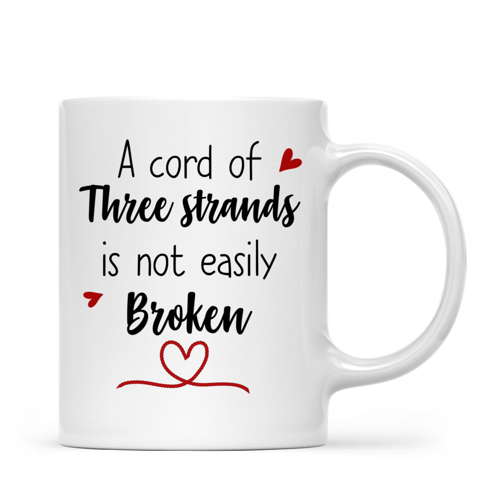 Personalized Mug - Christmas - Bro&Sis - A cord of three strands is not easily broken (8520)_2