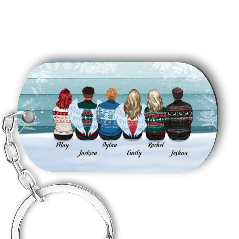 Personalized Keychain - Up to 9 people - Brother & Sister The Greatest  Gifts Are Not Wrapped In Paper But In Love