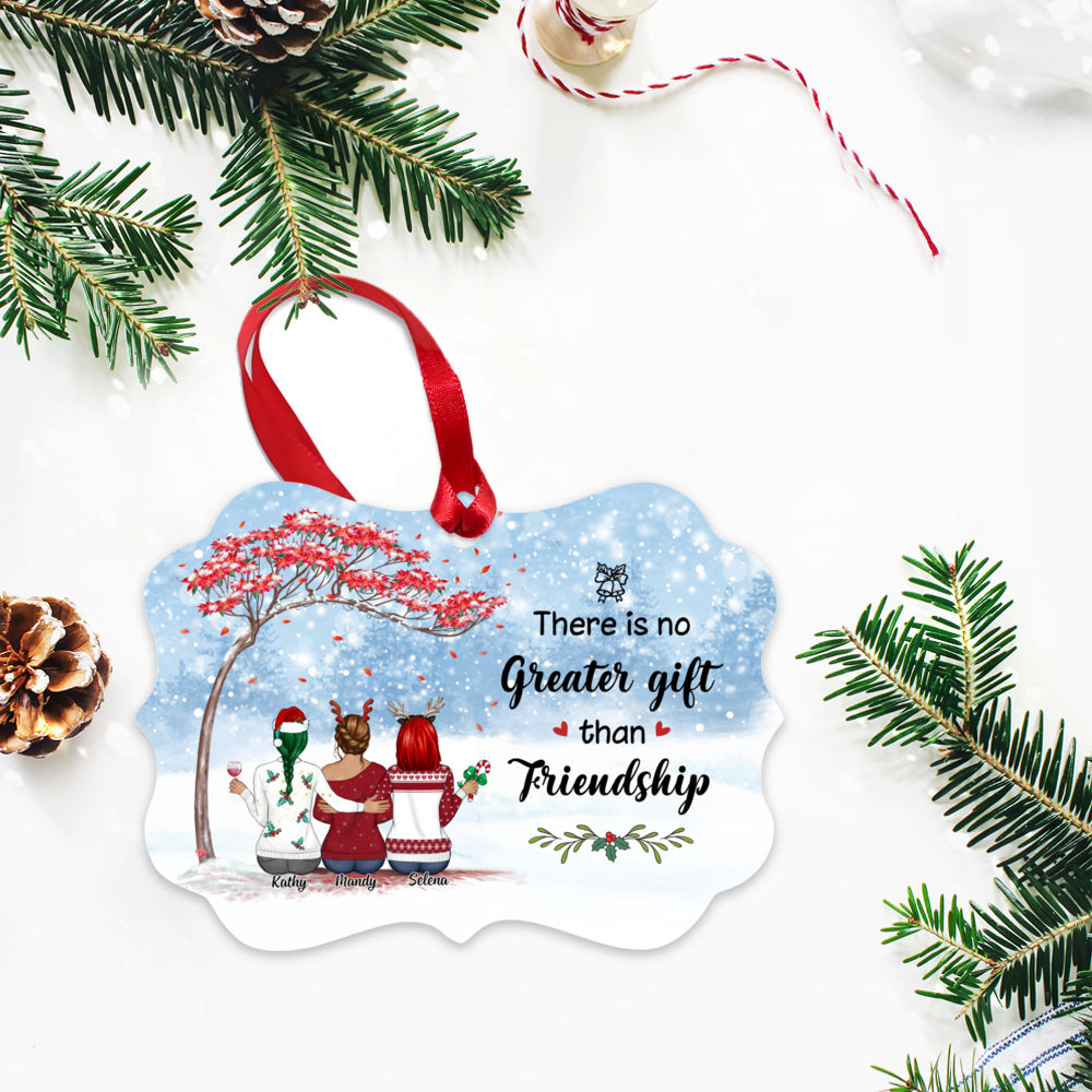 Personalized Ornament - Best friends - UP to 6 - There is no greater gift than Friendship Ver 3 (8463)_4