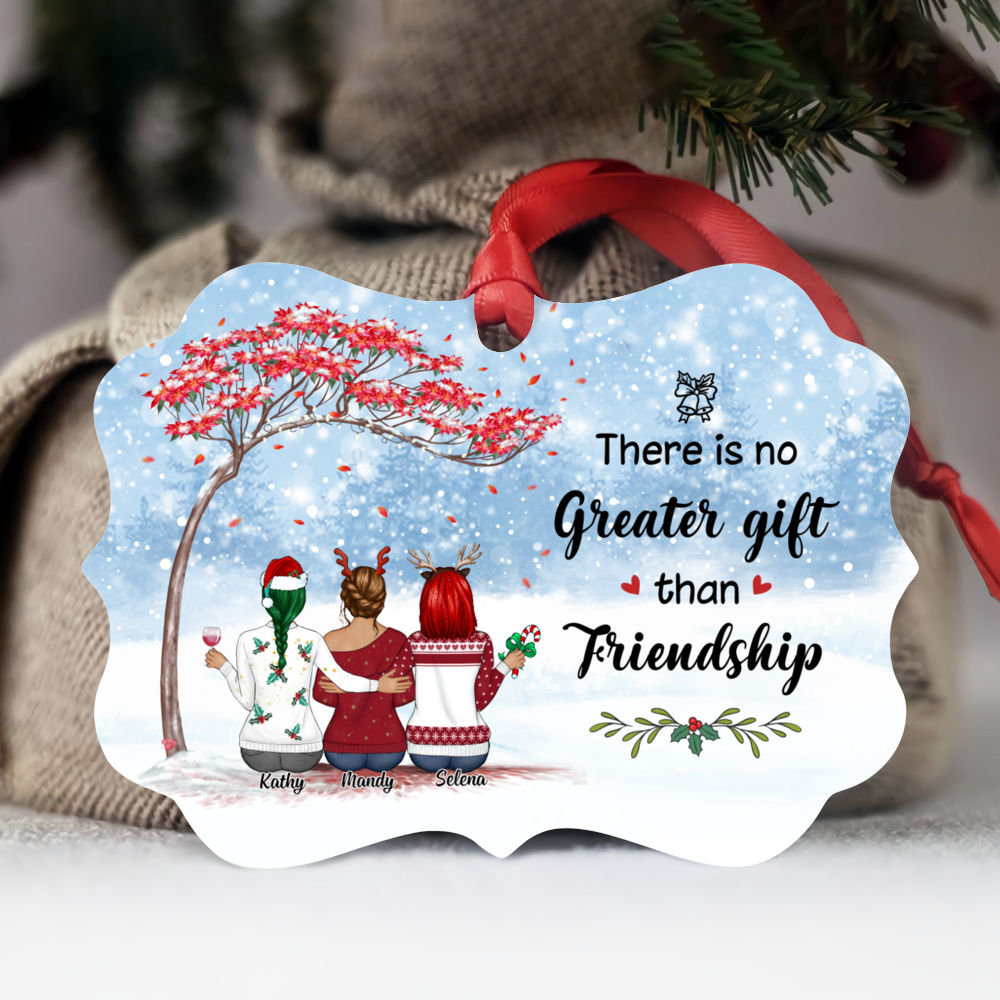 Personalized Ornament - Best friends - UP to 6 - There is no greater gift than Friendship Ver 3 (8463)_2