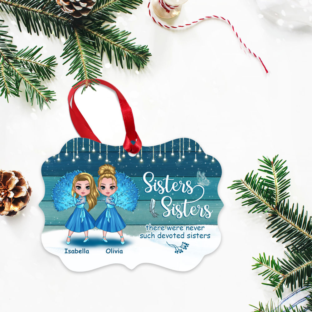 Personalized Ornament - Christmas Ornament - Sisters and Friends Christmas_3