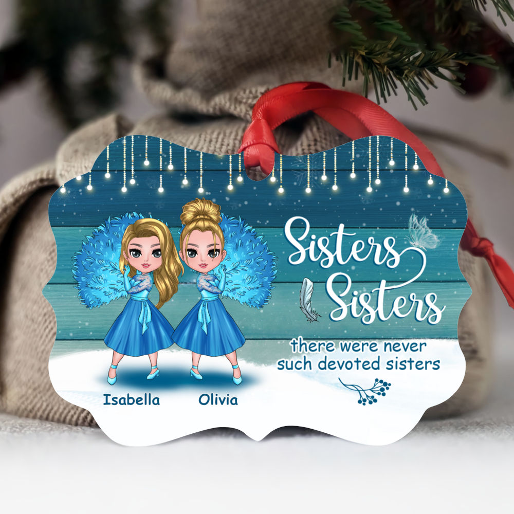 Personalized Ornament - Christmas Ornament - Sisters and Friends Christmas_1