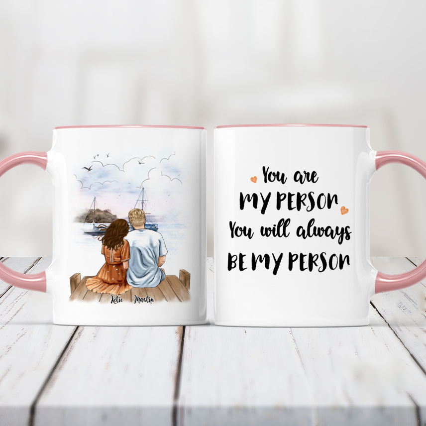 Personalized Couple Mug - You're My Person, You'll Always Be My Person